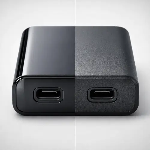 SPI vs VDI surface finish comparison on an injection molded plastic housing