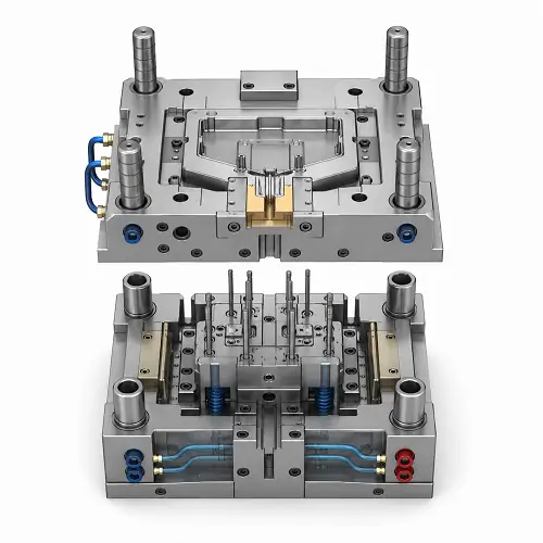 3D injection mold assembly