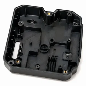Plastic bosses inside a molded housing