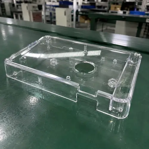PMMA transparent injection molded parts
