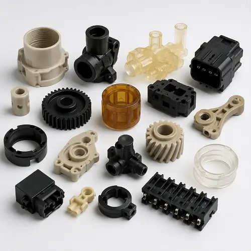 Engineering plastic pellets including PEEK, PPS, PEI, PPSU, LCP, PA46, PBT, and PC for injection molding